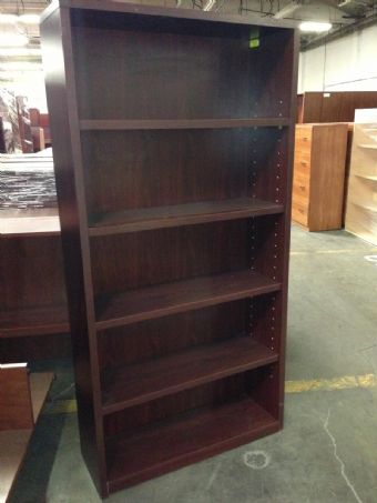 6ft Laminate Bookcase (Mahogany)